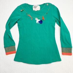 Mim-pi Toddler Girl Long Sleeve Graphic Top Size 128